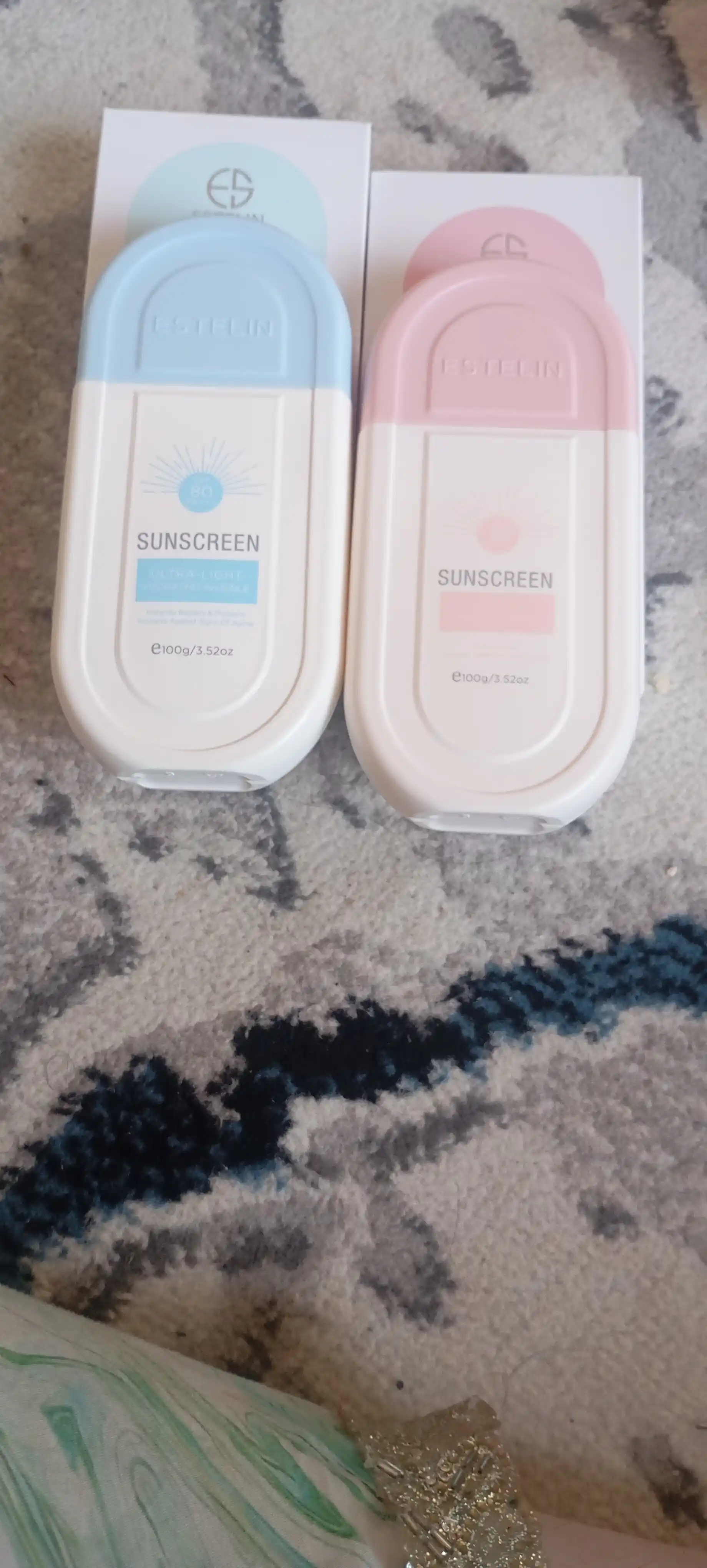 Quyoshdan himoyalovchi krem, suvga chidamli, ESTELIN SPF 100, 80, 70, 50 PA+++ 100 ml, 50 ml