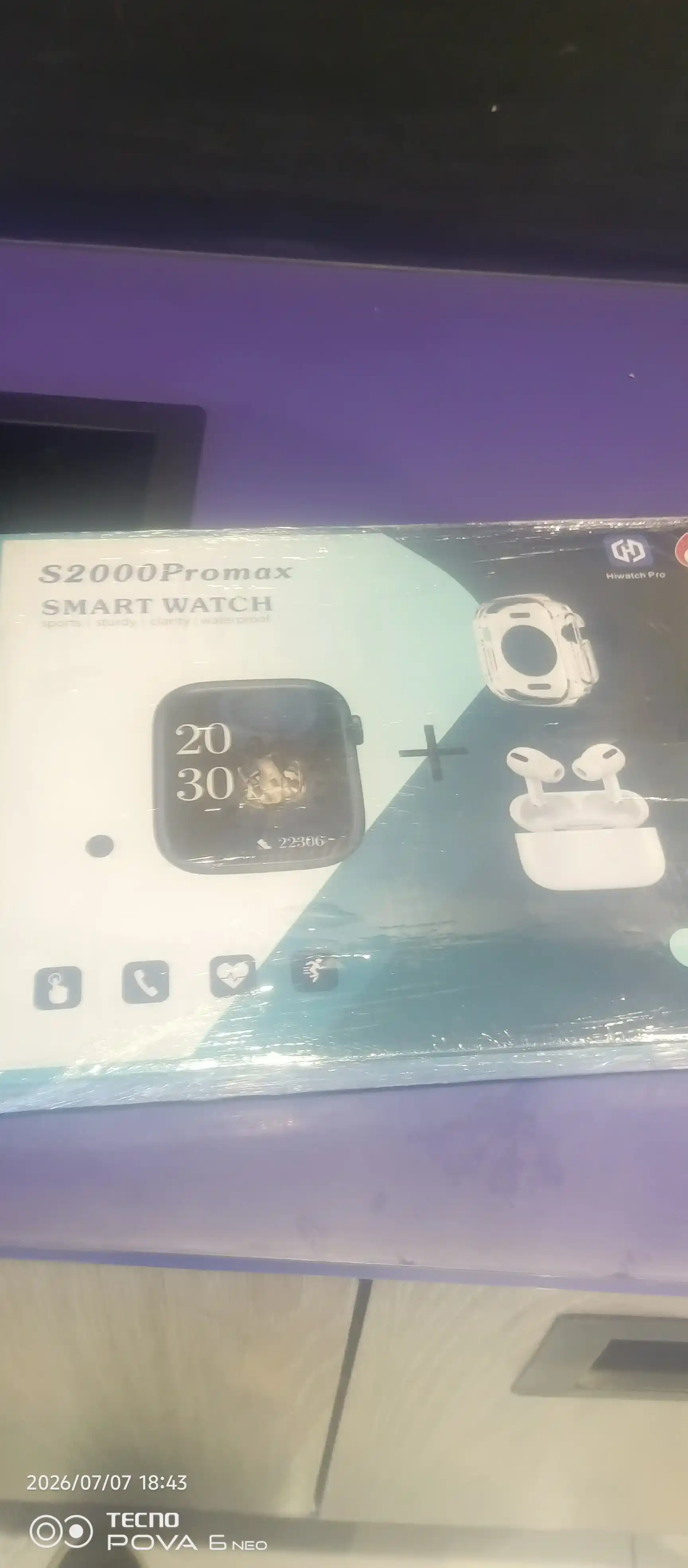 Aqlli soat Smart Watch U2 Pro Series 10, Android va iOS uchun, simsiz quvvatlash