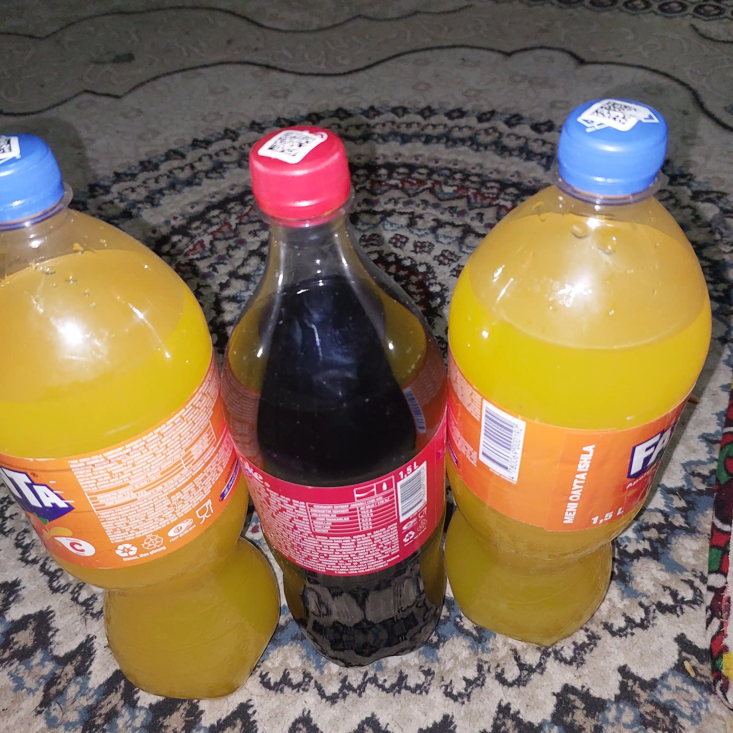 Gazlangan ichimlik Coca-Cola Classic, 1.5 litr