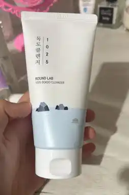 Round Lab Dokdo yuvish uchun penka, dengiz suvi, ko'pik, tozalash yuz penka, 150 ml