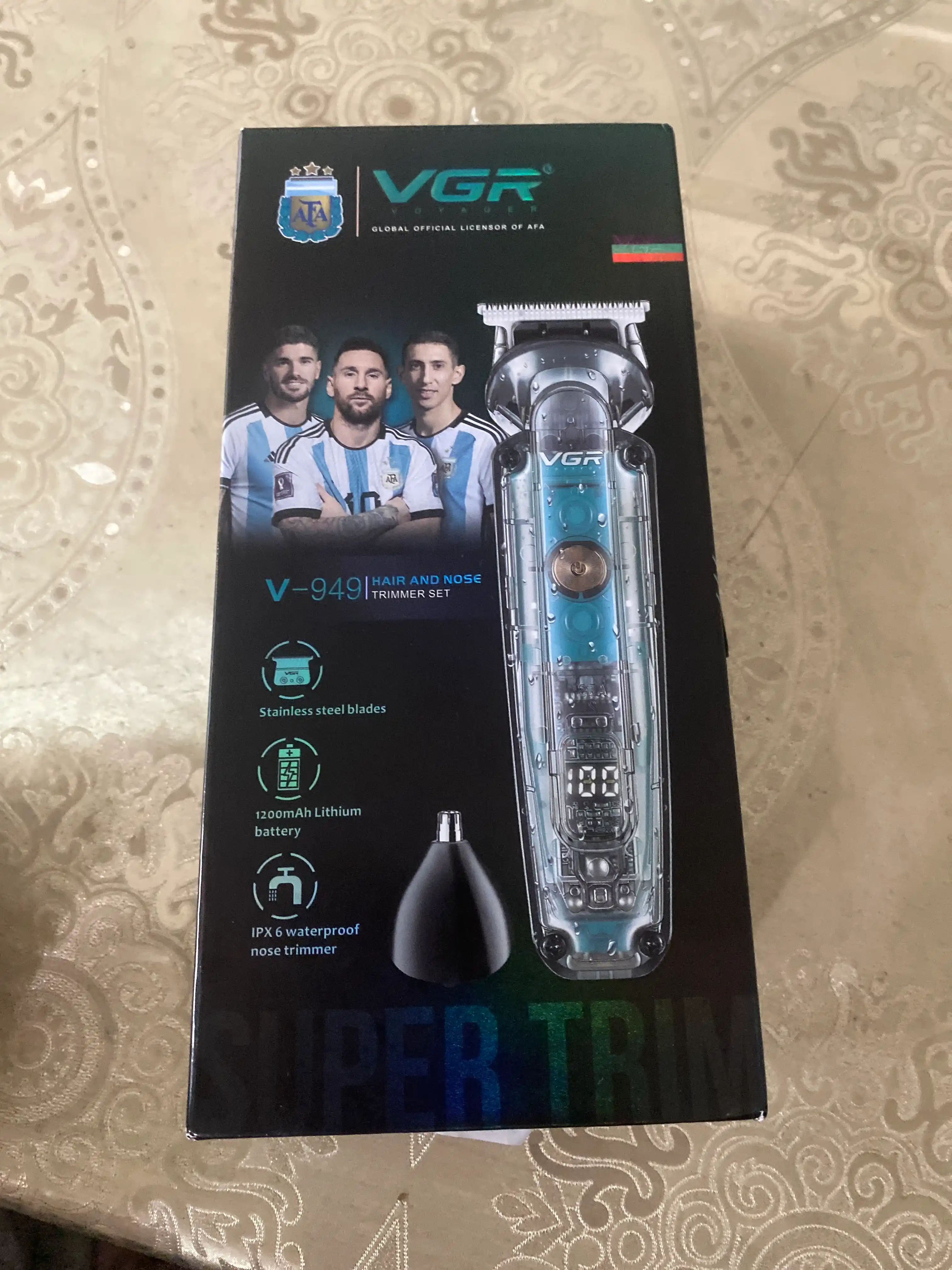 VGR soqol olish mashinkasi, professional trimmer soch va soqolni tekislash uchun