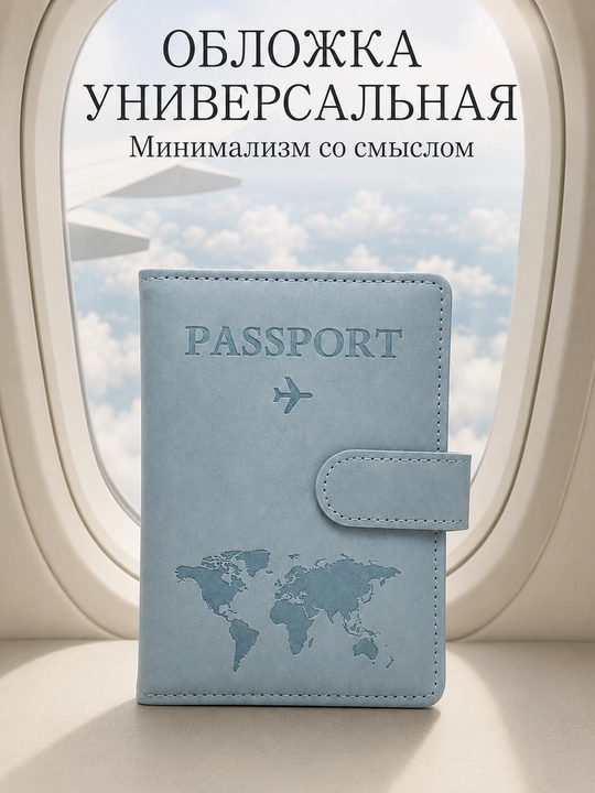 Xalqaro pasport uchun magnitli g'ilof - 