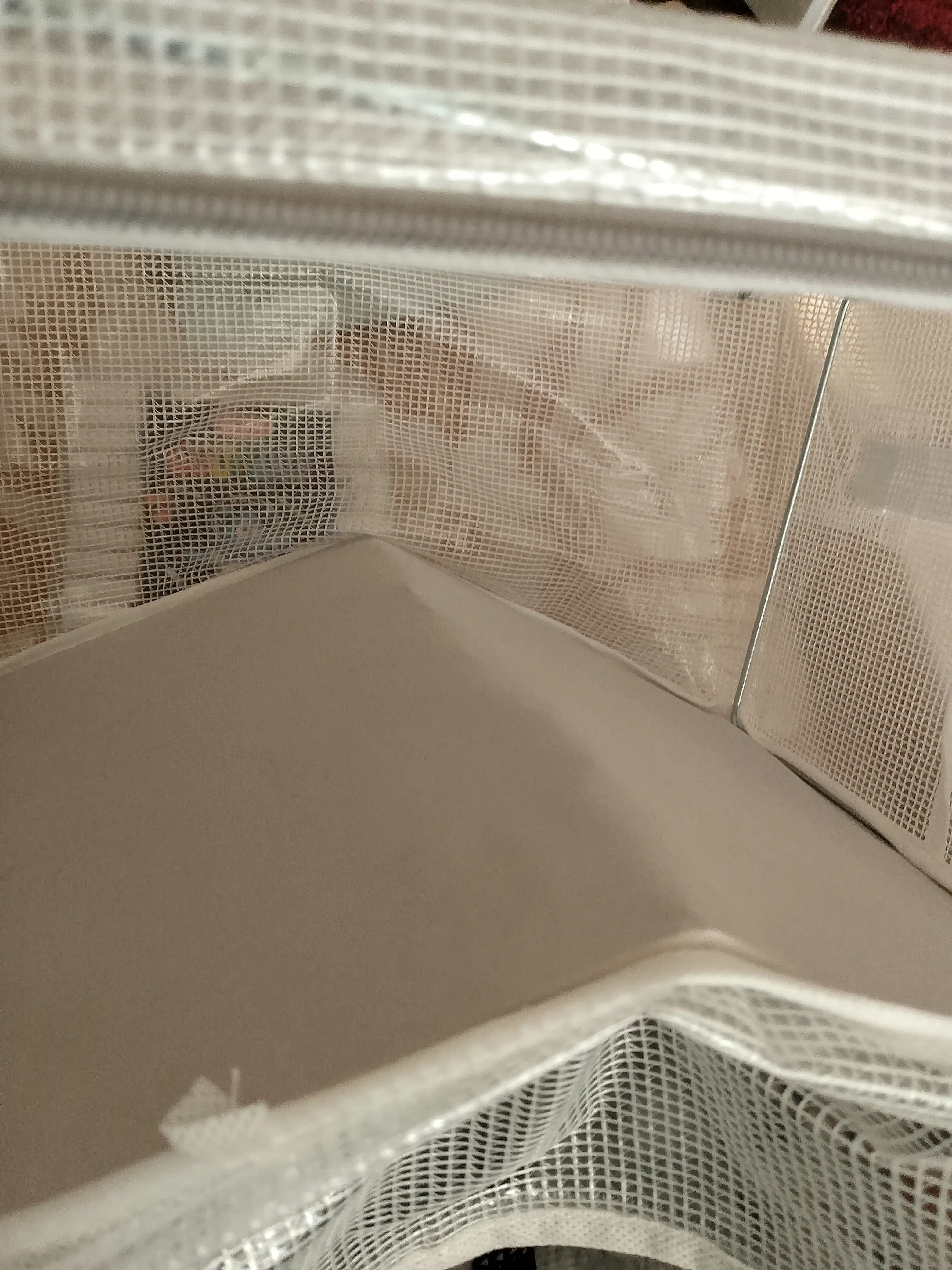 Органайзер для одежды и вещей FORRIS HOME складной 66 л, кофр с крышкой, окном, ручками