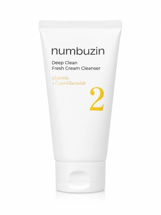Numbuzin No2 Deep Clean Fresh Cream Cleanser - пенка для умывания лица 120 мл 
