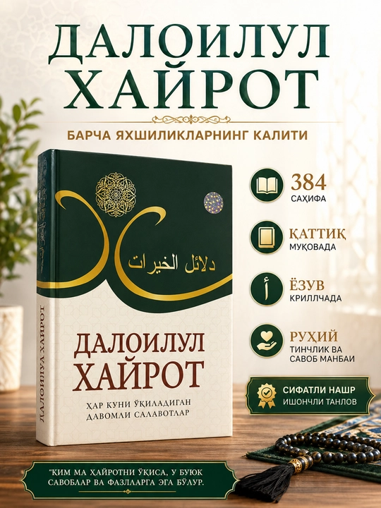 «Далоилул Хайрот» — ежедневный сборник салаватов - 