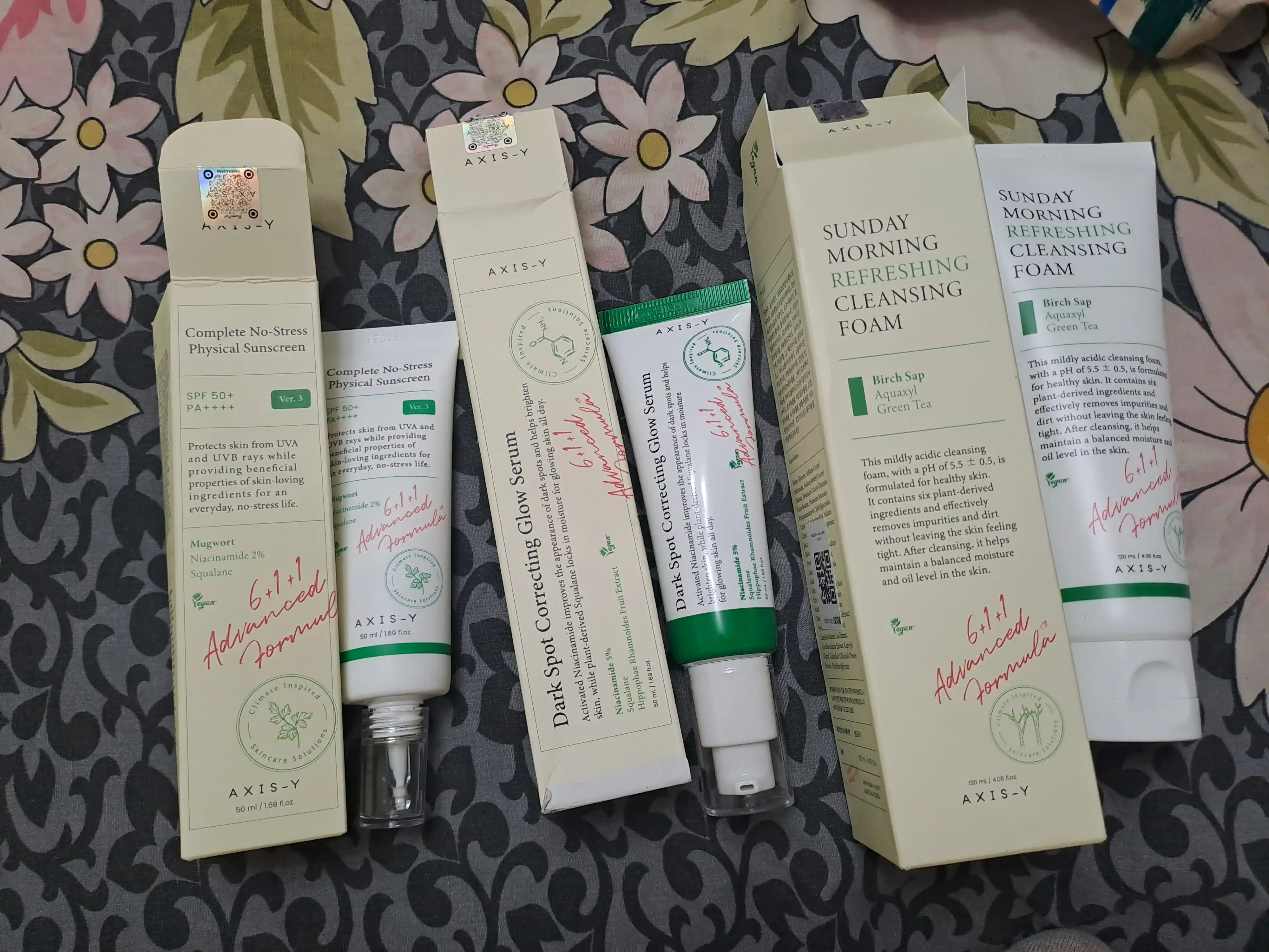 Quyoshdan himoya kremi AXIS-Y Complete No-Stress Physical Sunscreen SPF50+ PA++++, 50 ml