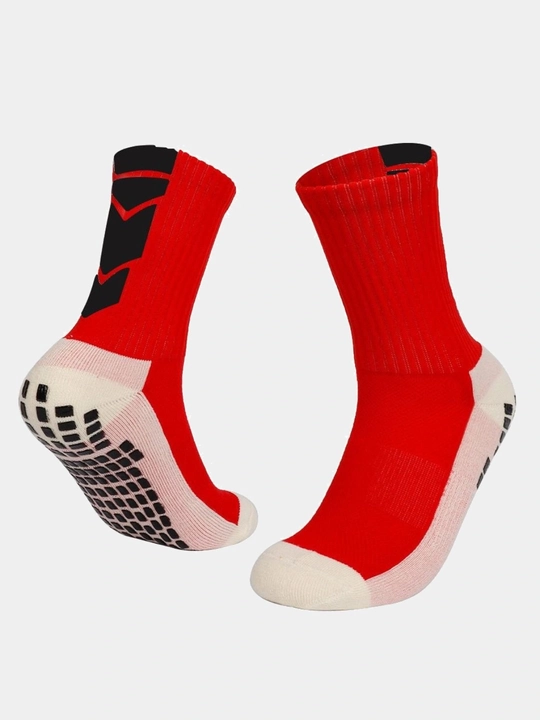 Sirpanishga qarshi tagcharmli futbol paypoqlari (Grip Socks), sport, uniseks