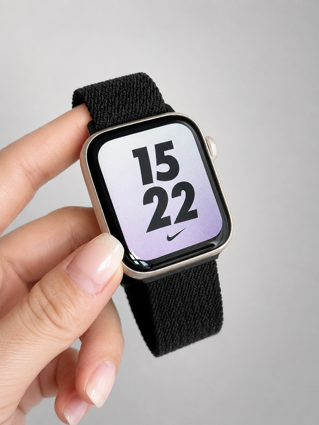 Apple Watch 38–49 mm uchun magnitli nafas oluvchi neylon tasma soatsiz 3–9 (faqat tasma)