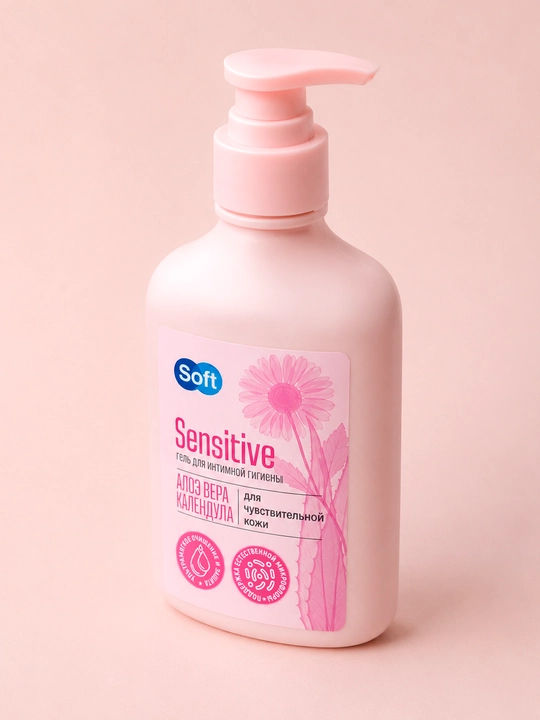 Гель для интимной гигиены Soft Sensitive, для чувствительной кожи
