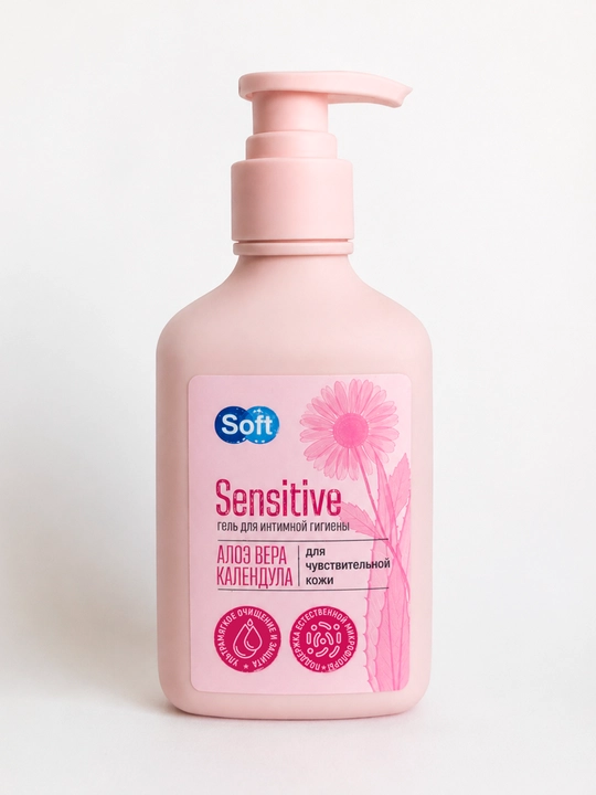 Гель для интимной гигиены Soft Sensitive, для чувствительной кожи