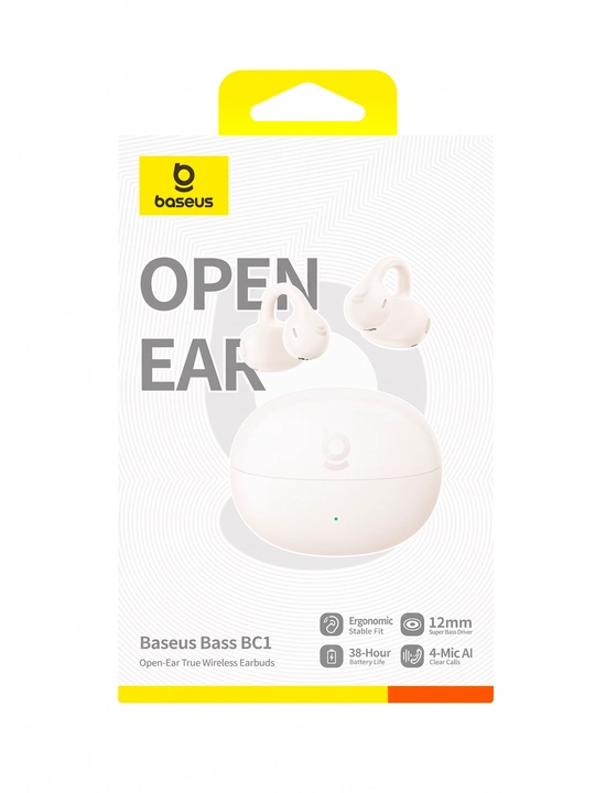 Simsiz quloqchinlar Baseus Bass BC1 Open Ear, TWS, mikrofonli