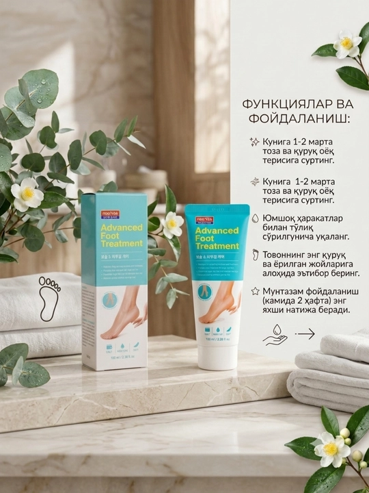 NeoNea Skin Care Advanced Foot Treatment — крем для ухода за кожей стоп