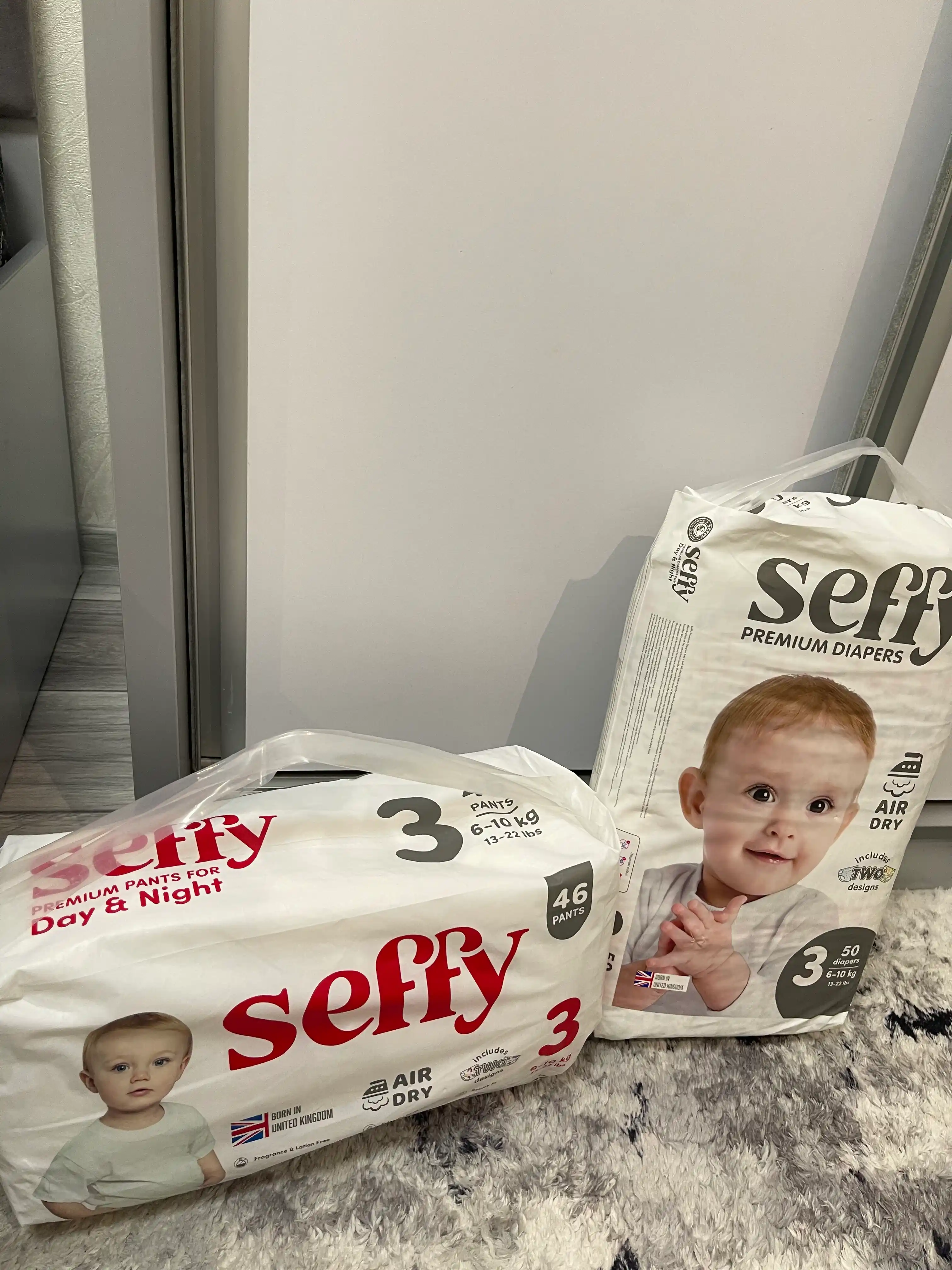 Подгузники-трусики для детей Seffy 3, 6-10 кг, 46 штук