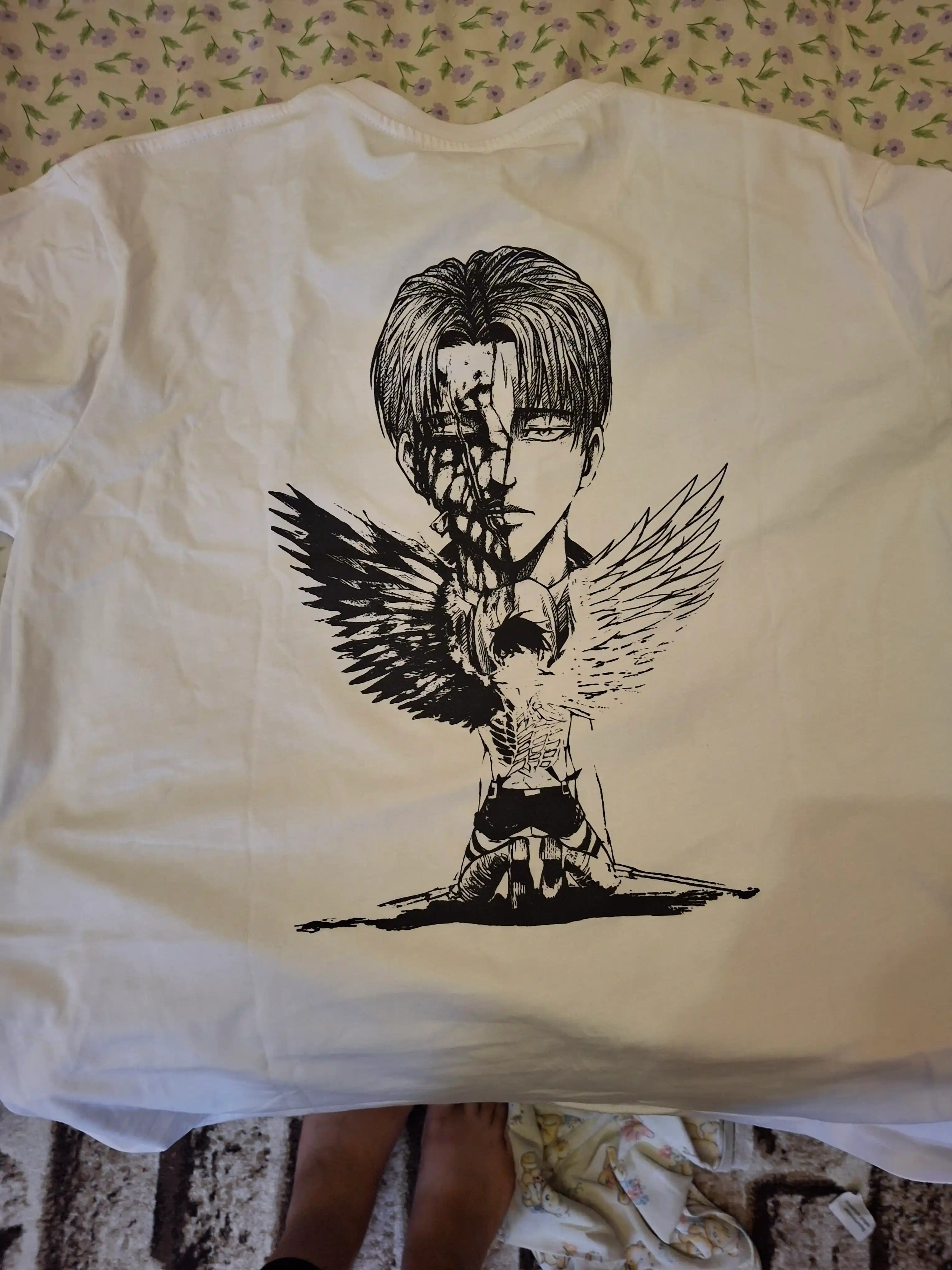 Attack on Titan Anime Futbolka Uniseks Shingeki no Kyojin