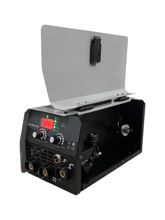 Payvandlash apparati, yarim avtomatik, kontaktli, MIG, gazsiz MIG-500, inverter