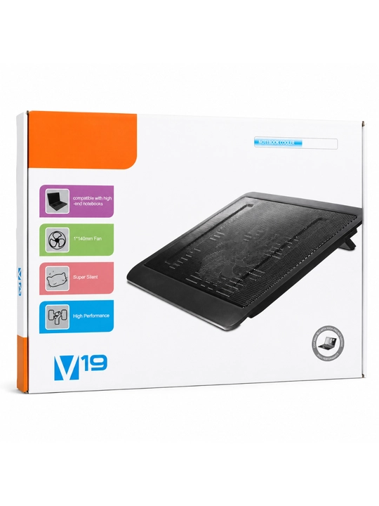 Taffware Notebook Cooler Sovutish Stendi – 9–17" Noutbuklar Uchun USB Cooler Pad
