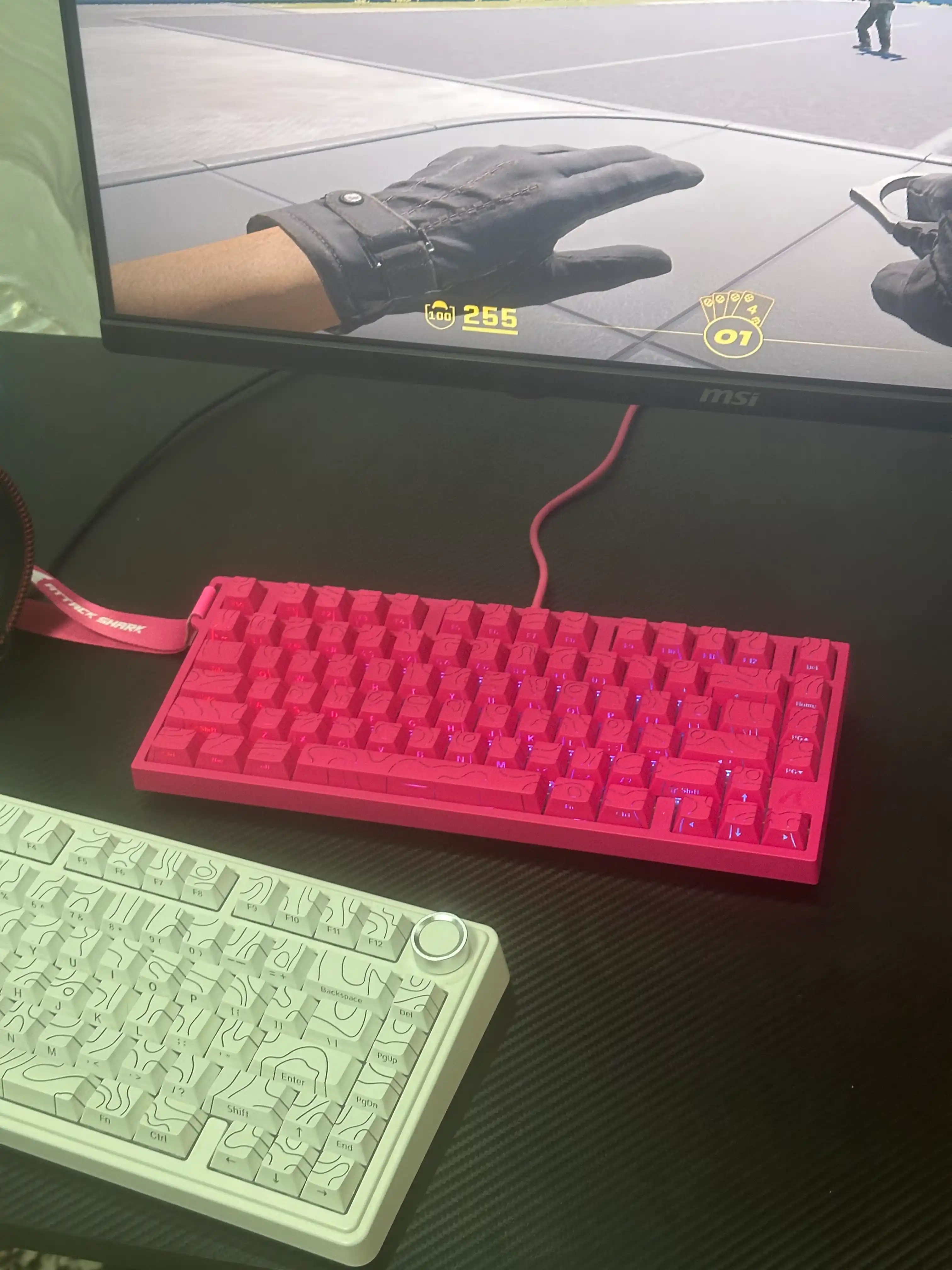 ATTACK SHARK R82 HE Rapid Trigger Клавиатура с магнитными переключателями
