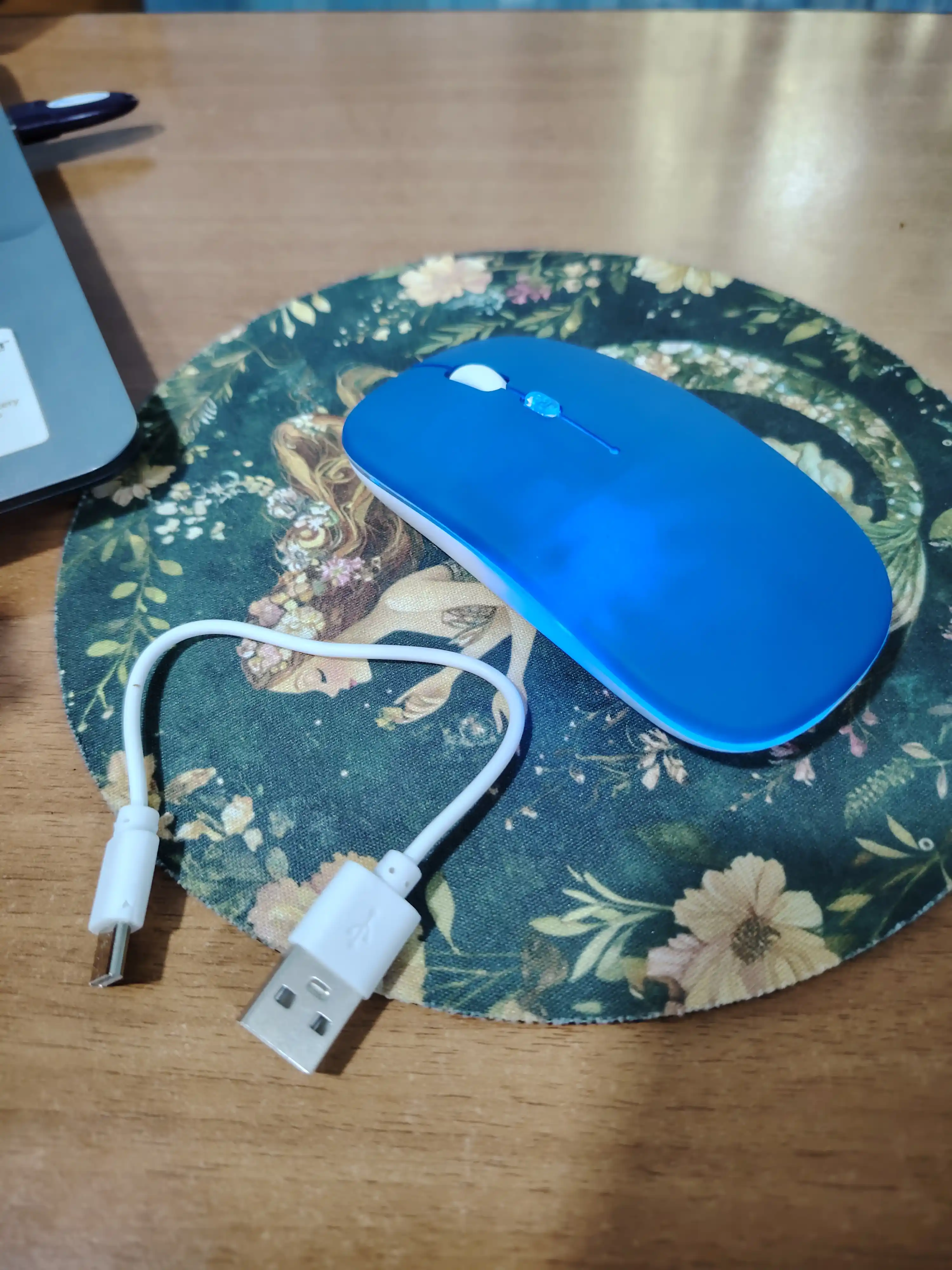 Imsiz sichqoncha Bluetooth +2.4G RGB jim ishlaydigan Type-C noutbuk kompyuter Mac uchun