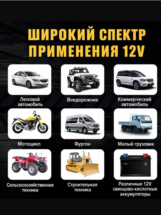 Быстро зарядное устройство  6 ампер, 12 вольтов для аккумуляторов автомобиль
