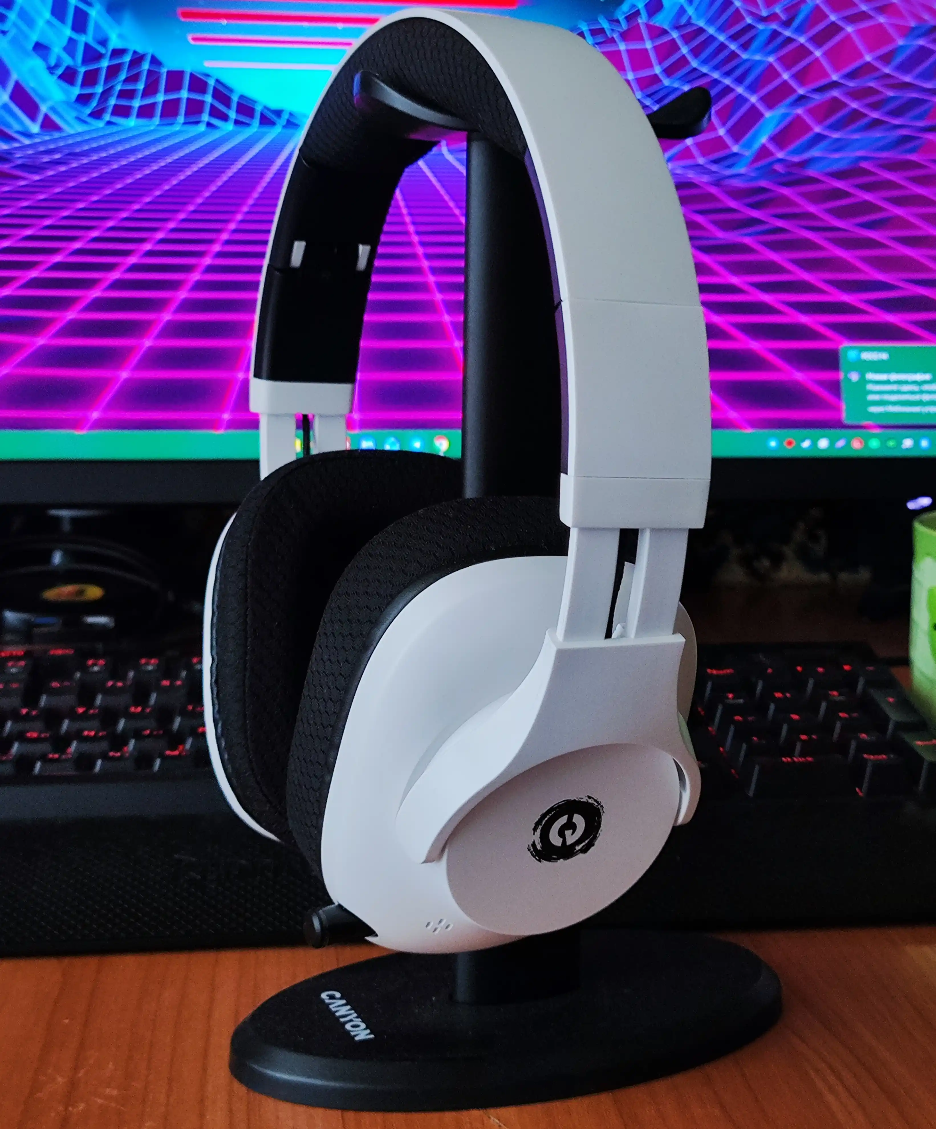 CANYON Ego GH-16 simsiz o‘yin quloqchinlari, mikrofonli quloqchinlar, sovg‘a tagligi
