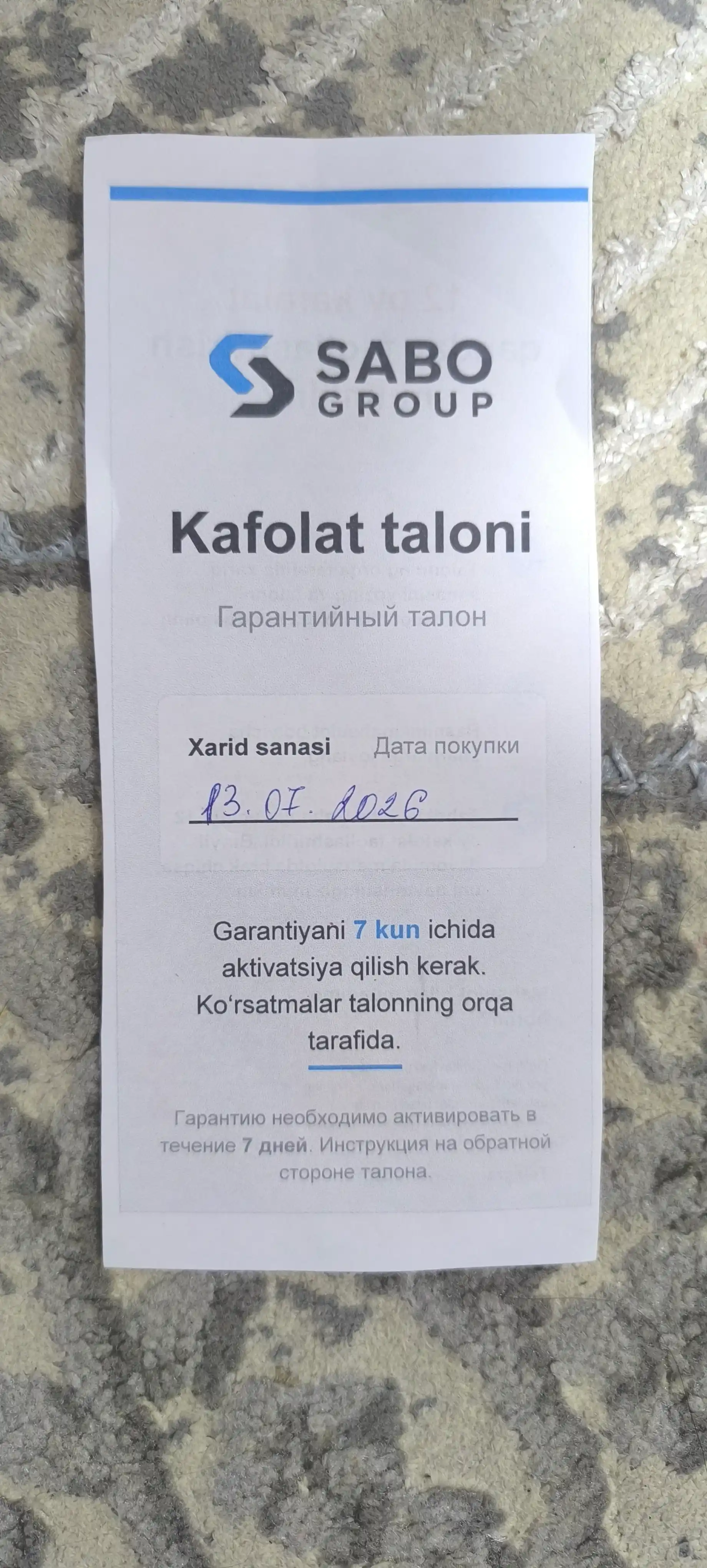 SABO-ayol va qizlar uchun