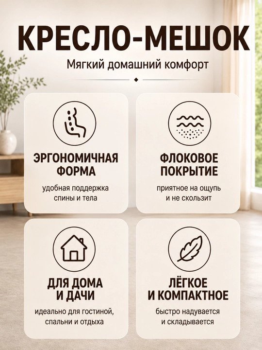 Кресло надувное Empire Chair Intex, с прозрачной отделкой