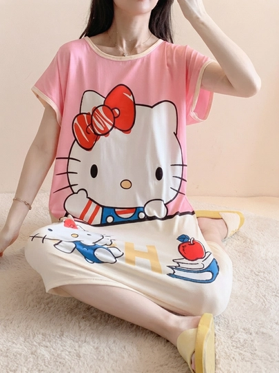 Ayollar va qizlar  tungi ko'ylagi, pijama, keng va qulay uy kiyimi - 