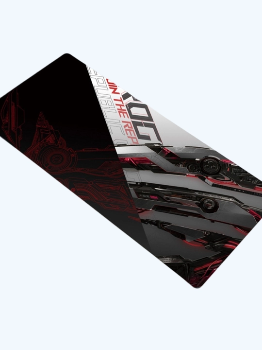 Игровой коврик для мыши ROG 800×300×4 мм, большой геймерский ковер с прошитыми краями