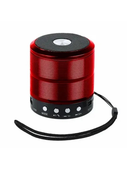 WS-887 Bluetooth Kolonka Simsiz Karnay FM Radio USB TF AUX Portativ Dinamik Qora
