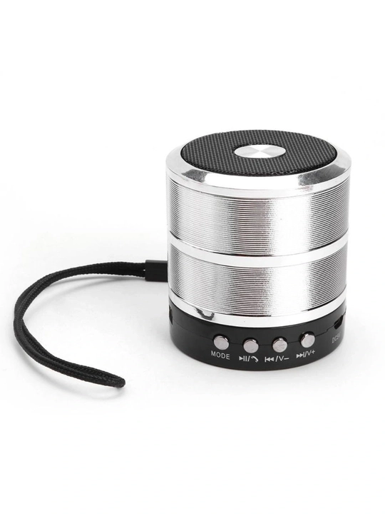WS-887 Bluetooth Kolonka Simsiz Karnay FM Radio USB TF AUX Portativ Dinamik Qora