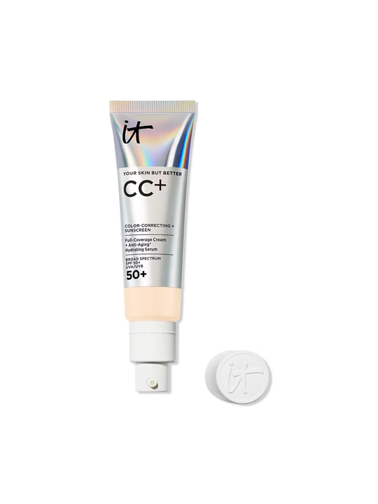 IT Cosmetics CC+ Cream SPF 50+, to‘liq qoplovchi tonal CC krem - Fair Warm - 