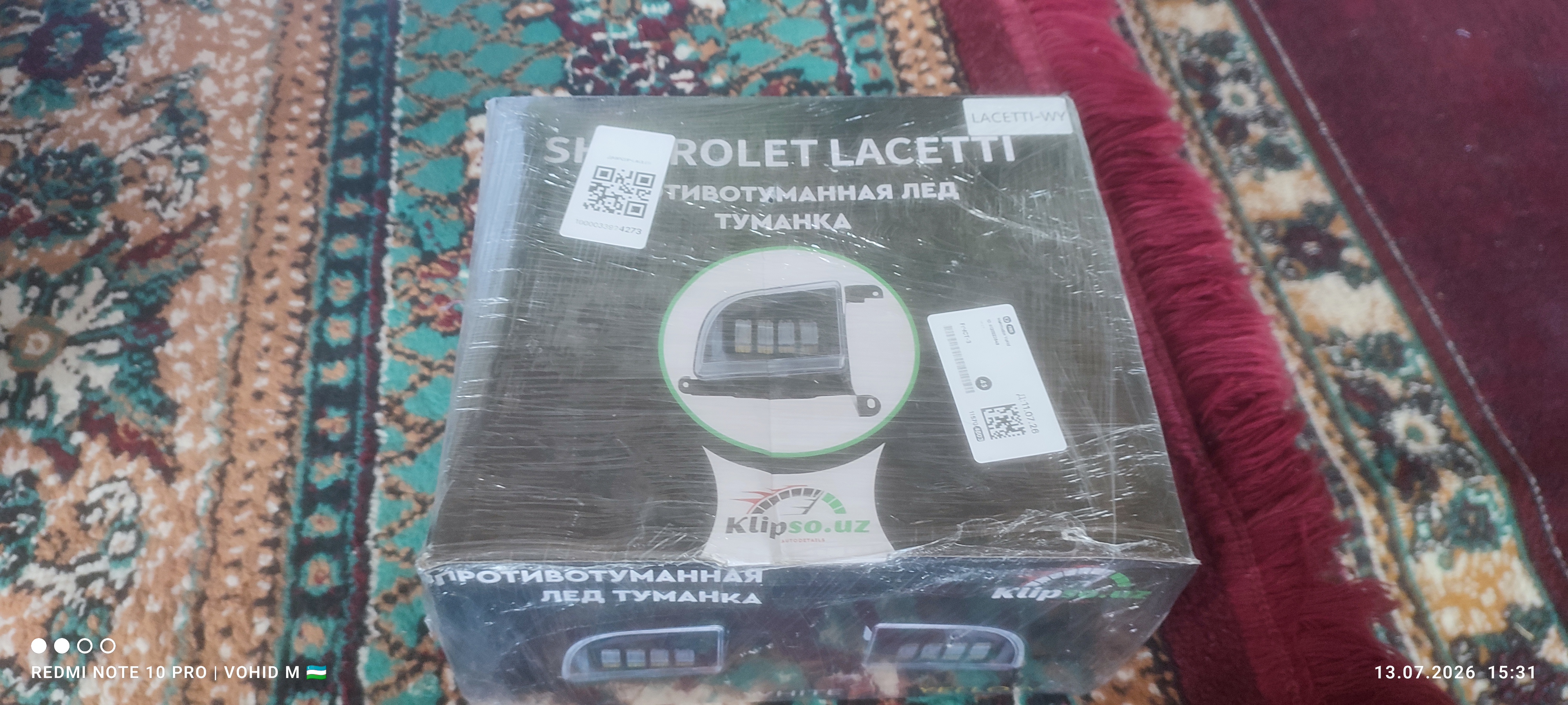 Светодиодные, противотуманные фары, бело-желтый, Laccetti