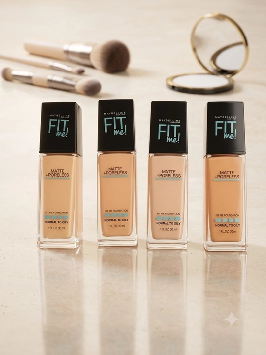 Тональный крем Maybelline Fit Me Matte + Poreless, для нормальной и жирной кожи