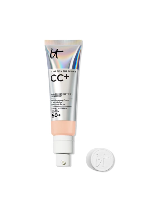 IT Cosmetics CC+ Cream SPF 50+, to‘liq qoplovchi tonal CC krem - Fair Light - 