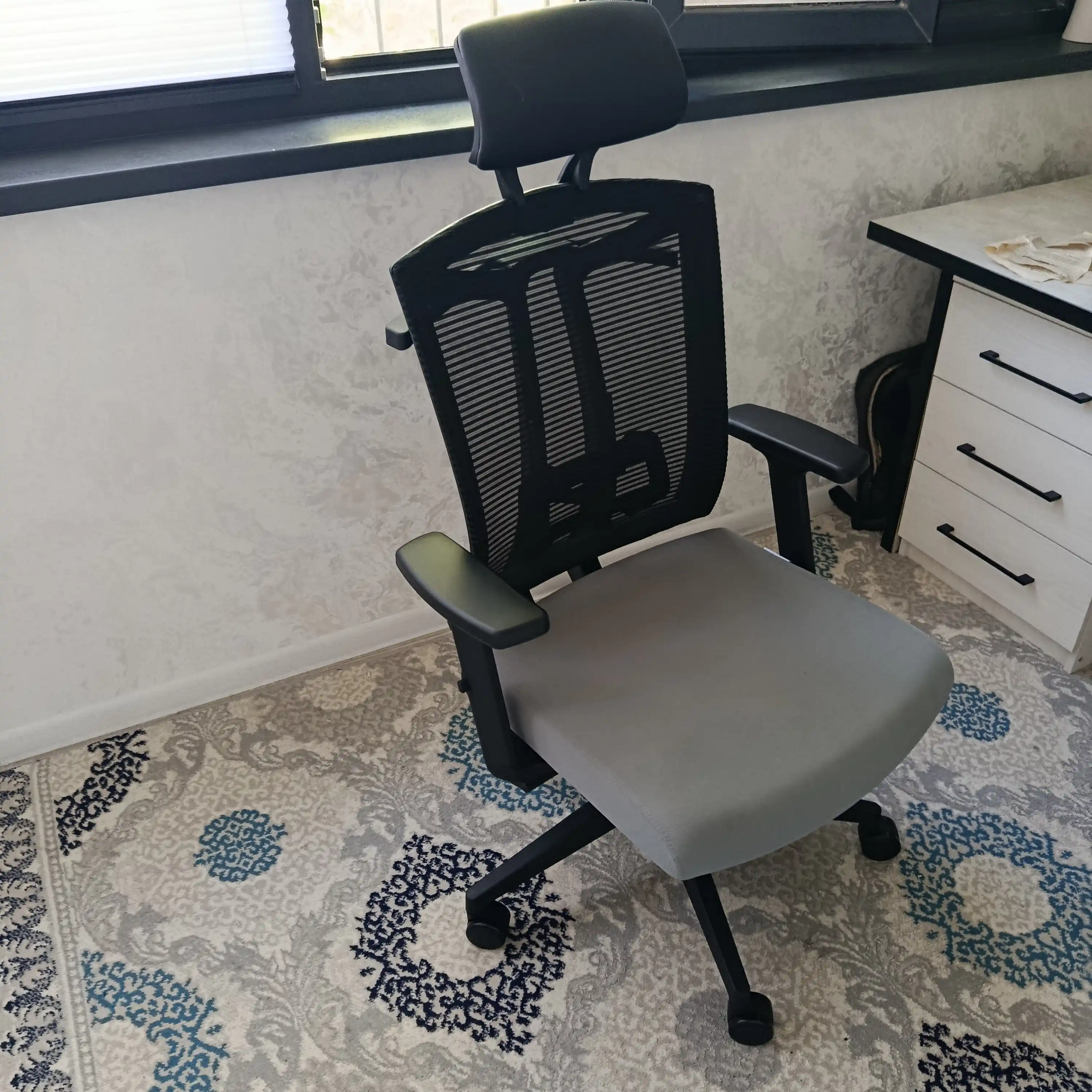 ARANO ofis kreslosi, kulrang