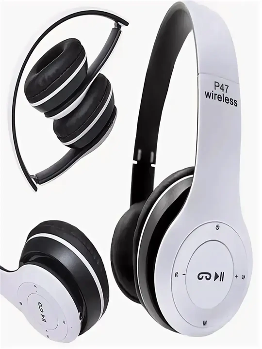 Simsiz quloqchinlar P47, Bluetooth 5.0, yig'iluvchan, mikrofon bilan, shovqinsiz