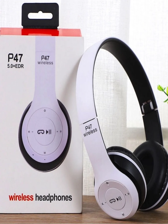 Simsiz quloqchinlar P47, Bluetooth 5.0, yig'iluvchan, mikrofon bilan, shovqinsiz