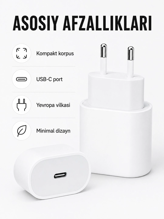 Сетевой адаптер USB-C 20W