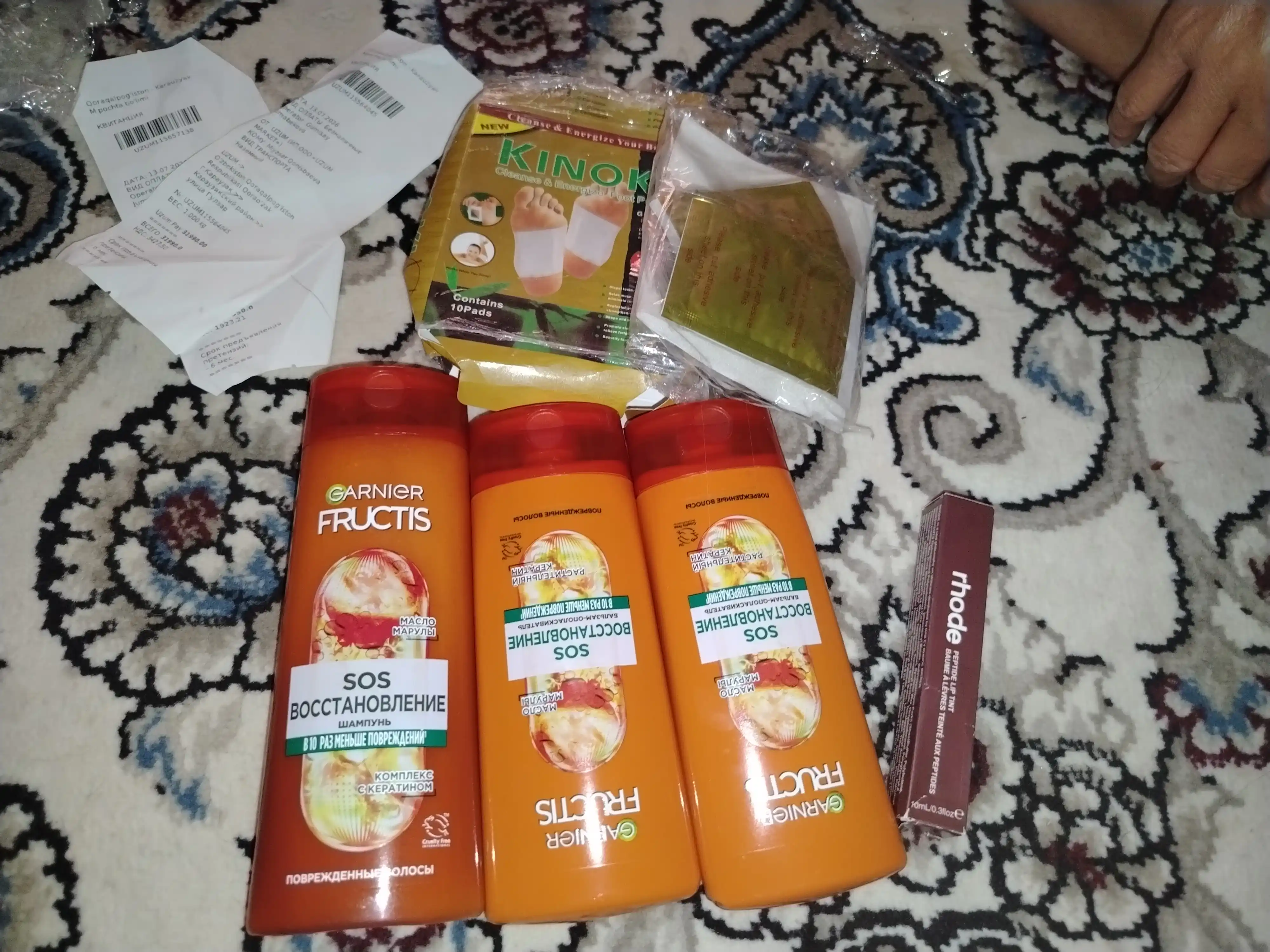 Garnier Fructis Sochni mustahkamlovchi shampun, SOS qayta tiklash, shikastlangan sochlar uchun, 250 ml