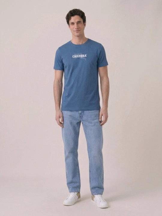 Футболка мужская Carrera Jeans с круглым вырезом, 100% хлопок