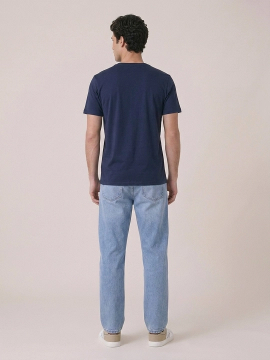 Erkaklar futbolkasi Carrera Jeans dumaloq yoqali, 100% paxta, Italiya