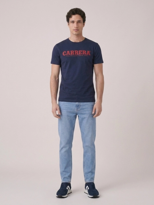 Футболка мужская Carrera Jeans с круглым вырезом, 100% хлопок