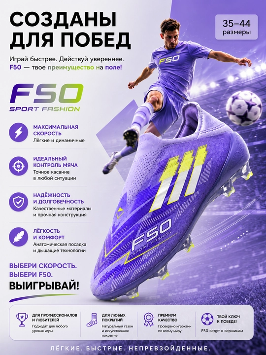 Футбольные бутсы, бутсы F50, adidas F50, бутсы для футбола, футбольная обувь, бутсы