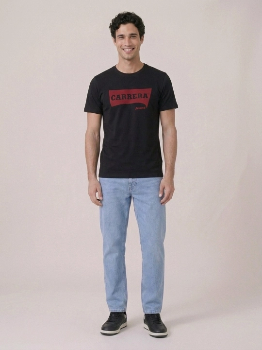 Футболка мужская Carrera Jeans с круглым вырезом, 100% хлопок