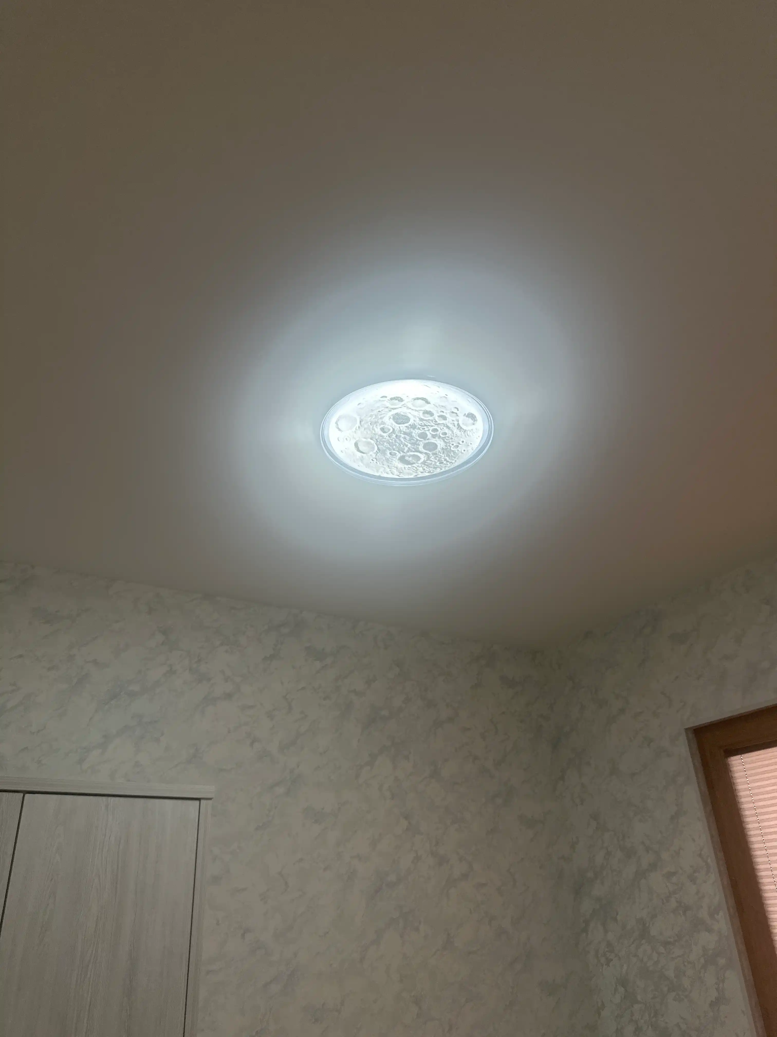 3D LED Плафон Люстра 72W 48см – Луна, Земля, Aurora | 3 режима света