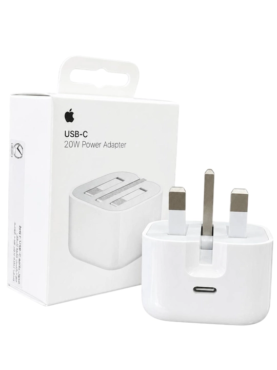 Apple 20W USB-C ORG Adapter — 2 Pin / 3 Pin | iPhone uchun tez zaryadlash