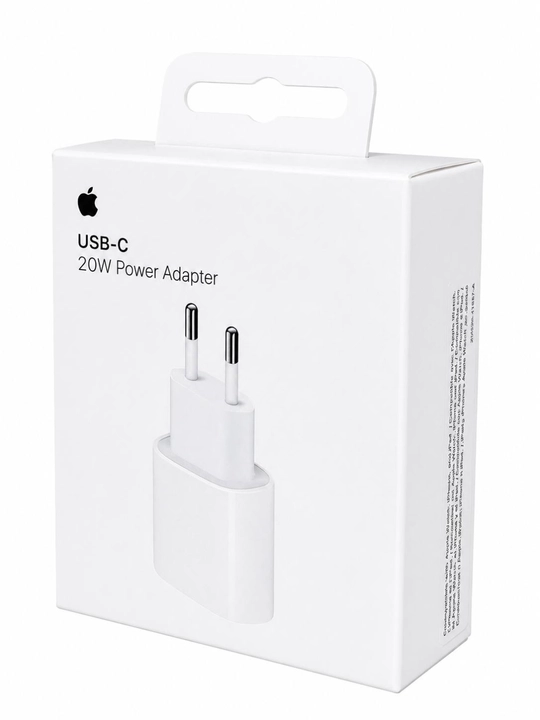 Apple 20W USB-C ORG Adapter — 2 Pin / 3 Pin | iPhone uchun tez zaryadlash