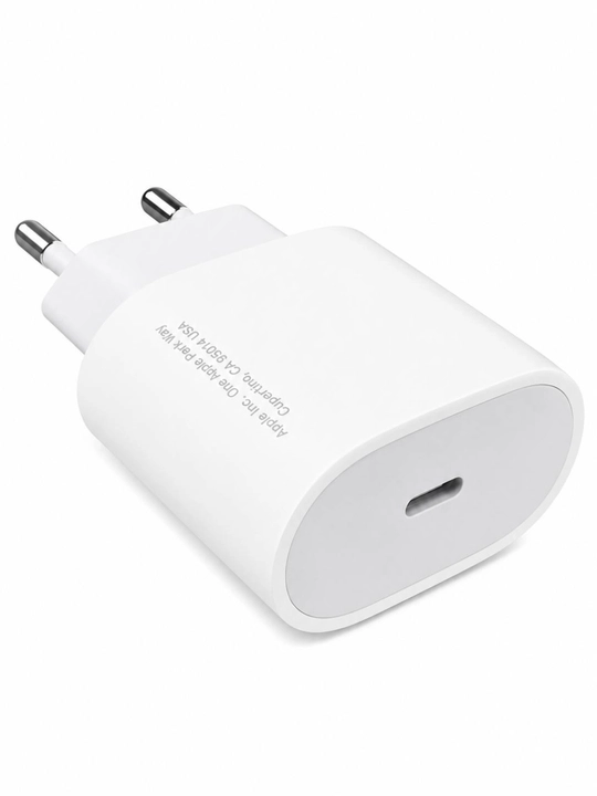 Apple 20W USB-C ORG Adapter — 2 Pin / 3 Pin | iPhone uchun tez zaryadlash