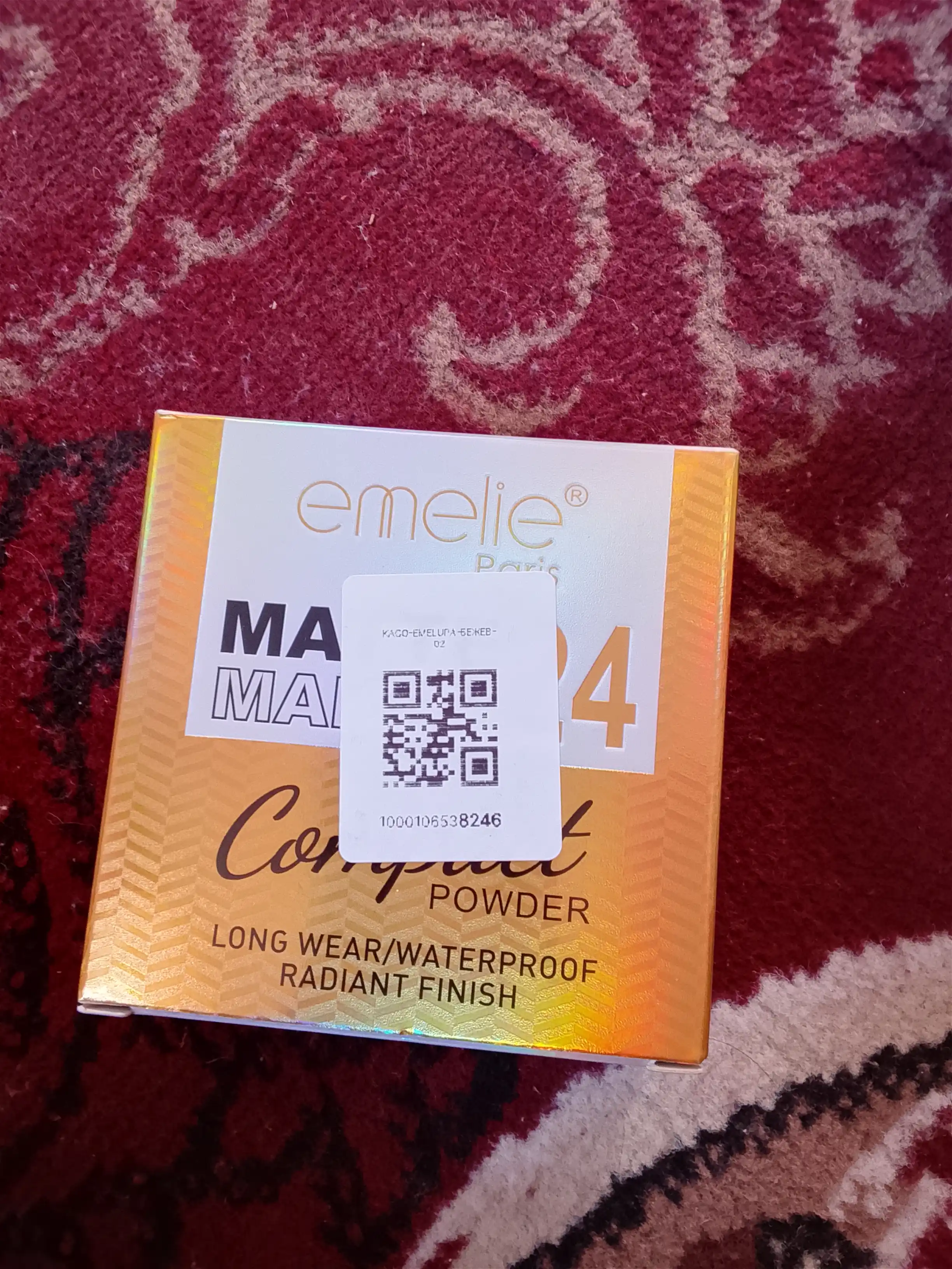 Пудра для лица, Emelie Professional Mattifying Face Powder — матирующая пудра