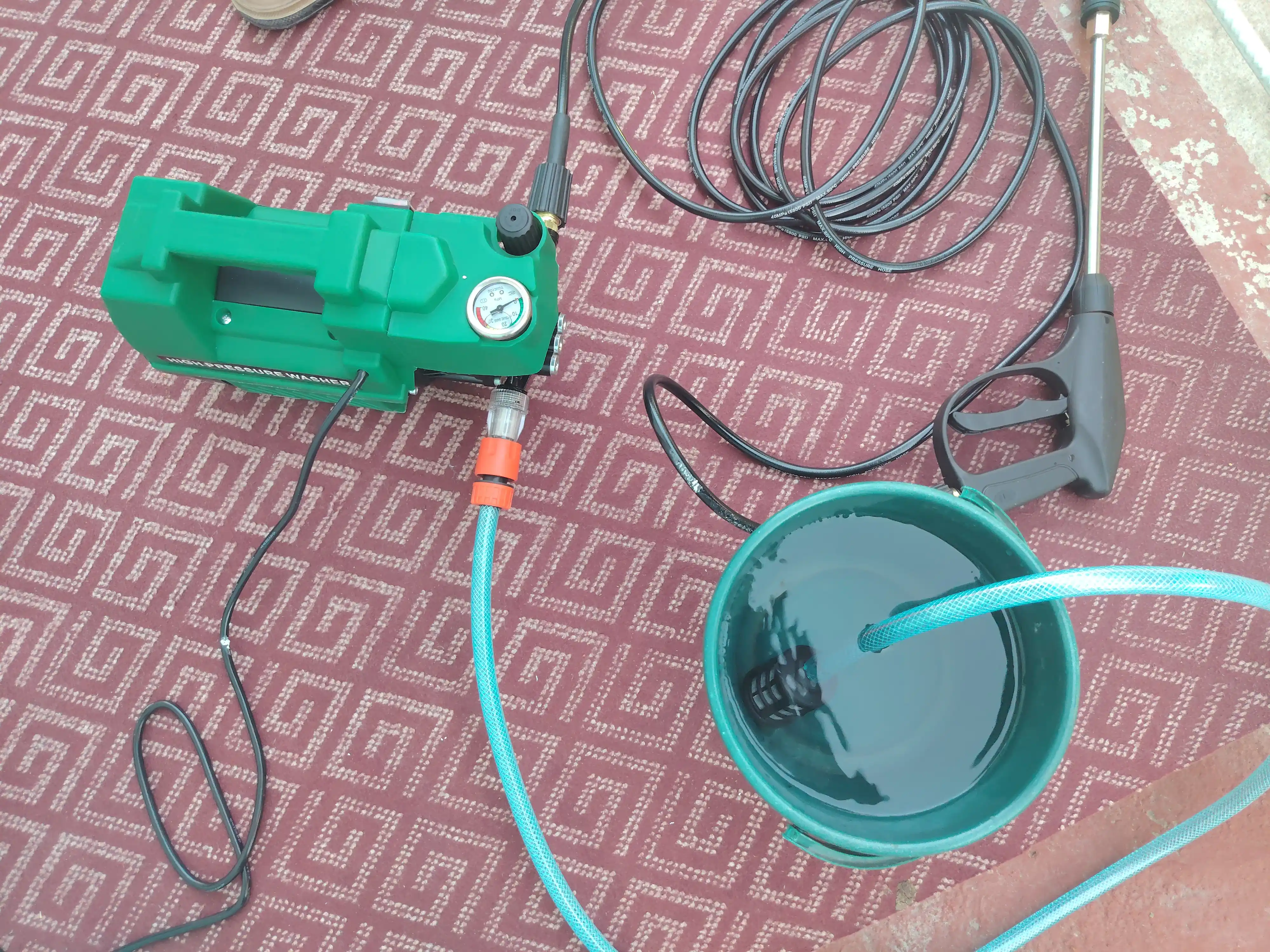 MOON yuqori bosimli avtoyuvish mashinasi, 2200 Vt, karcher, avtoyuvish